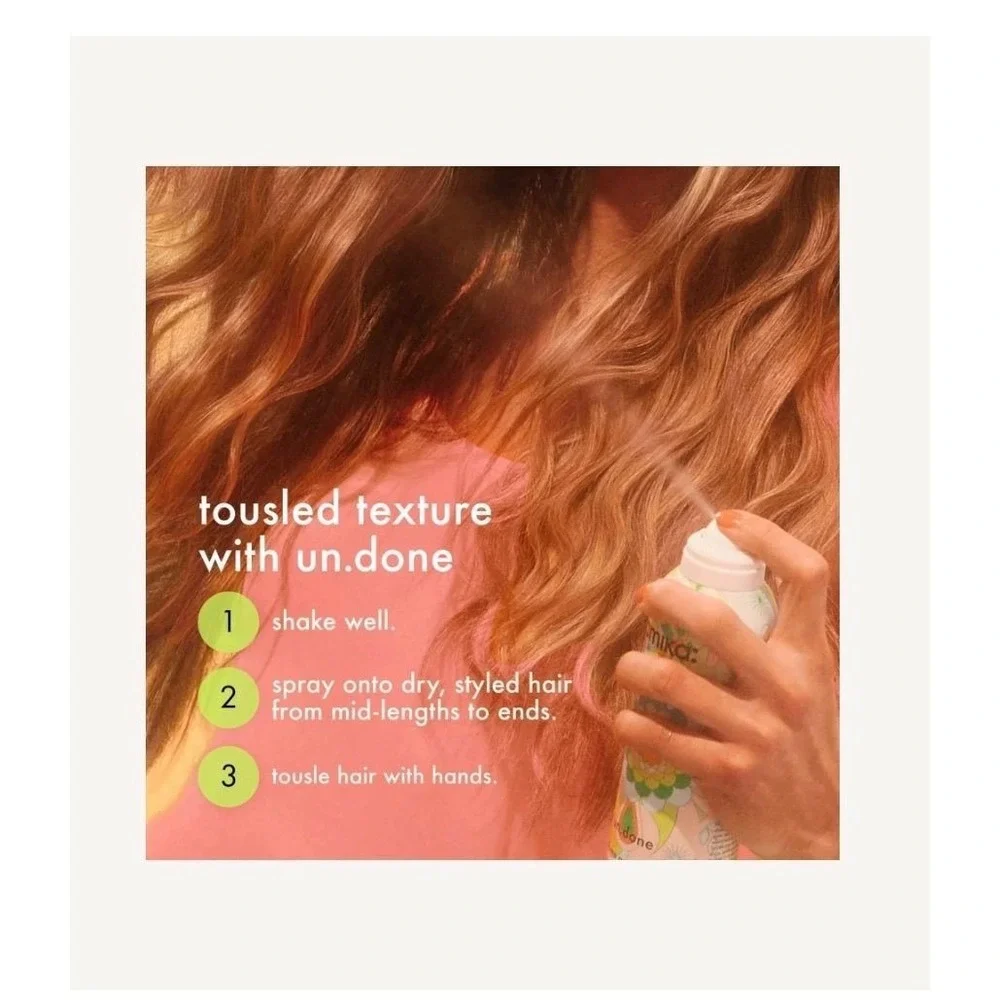 Amika Un.done Volume and Matte Texture Spray 5.3 oz 192 ml Beachy Hair Finish